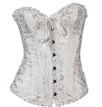 Corsetto in pizzo bianco e floreale | Grandi Sconti | Abbigliamento intimo donna