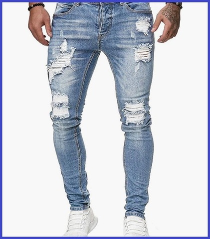 Jeans strappati uomo online
