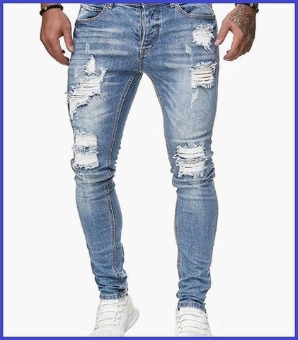 Jeans Strappati Uomo Online