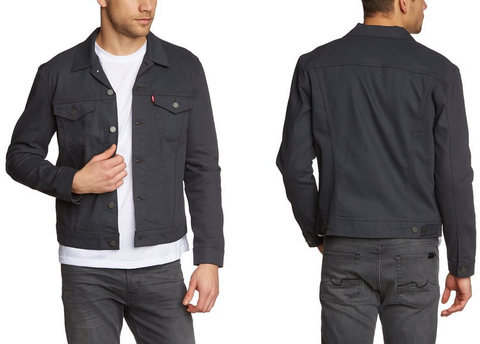 Giacca in jeans levi's grigio scuro