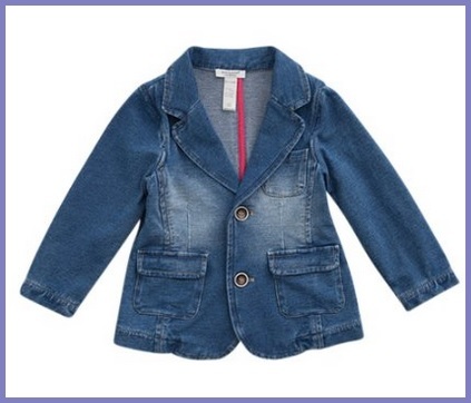 Giacchetta in jeans per bambine