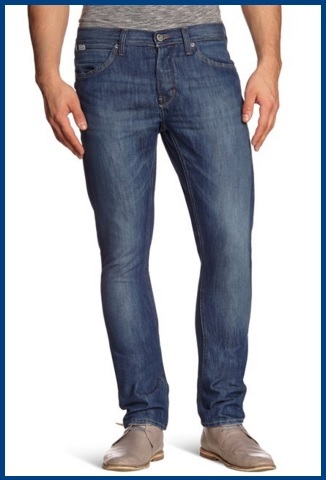 Jeans da uomo straight alla moda