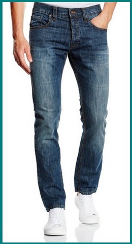 Jeans normali blu da uomo