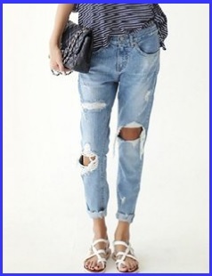 Jeans da donna stile unico alla moda skinny