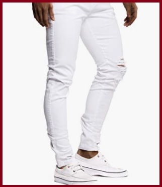 Jeans strappati bianchi - Sconto del 33%, Jeans strappati | Grandi Sconti