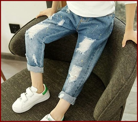 Jeans Strappati Bambini