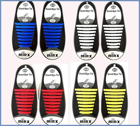 Lacci per scarpe elastici blu