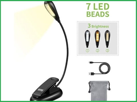 Lampada lettura ricaricabile usb