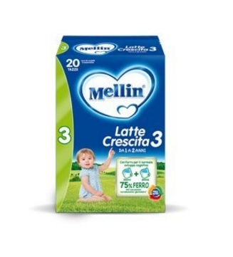 Latte in polvere crescita 3 mellin