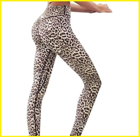 Leggings leopardati donna