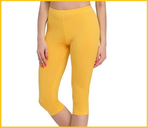 Leggings gialli donna