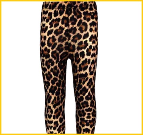 Leggings Leopardati Bambina