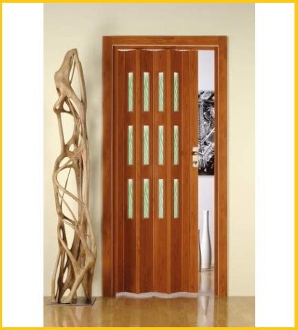 Porte interne in legno di quercia e con vetri oscurato