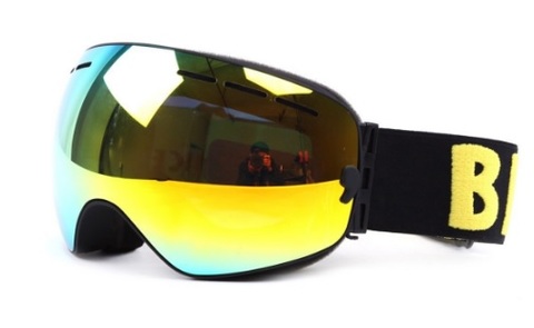 Maschera grande a specchio per sci o snowboard