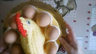 Gallina All'uncinetto Con Cestini Portauova - Tutorial