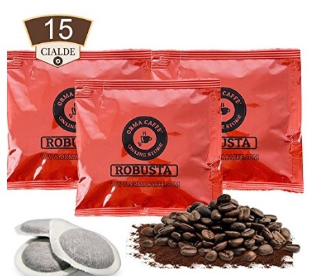 Caffe in cialde bialetti gusto robusta mokona