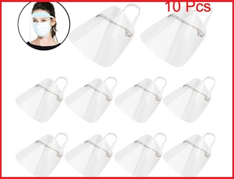 Visiere infermiere 10 pezzi | Grandi Sconti | maschera con visiera protettiva