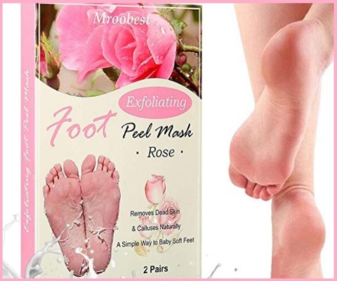 Maschera piedi esfoliante capelli