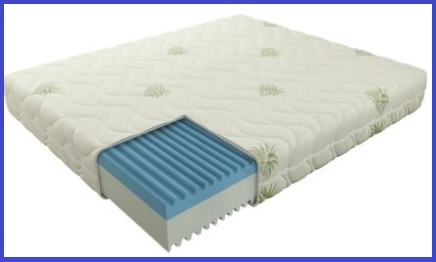 Materasso sfoderabile 100% lattice memory foam