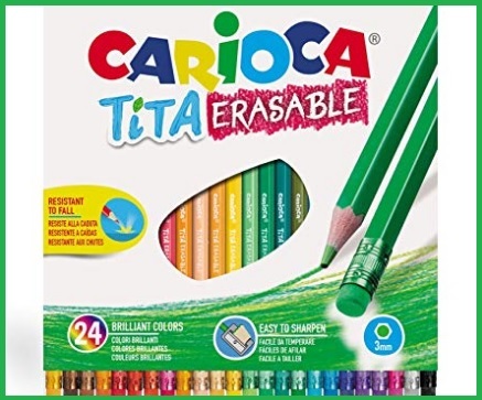 Matite colorate cancellabili carioca | Grandi Sconti | matite colorate cancellabili