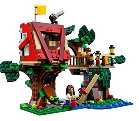 Set Varie Costruzioni Lego Creator Casa Sull'albero