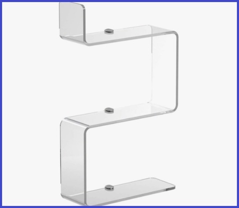 Mensola bagno plexiglass