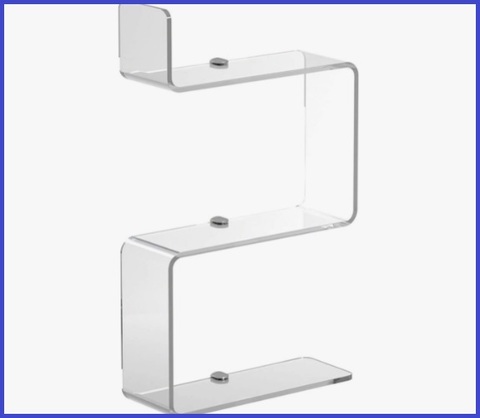 Mensola bagno plexiglass