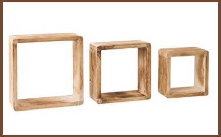 Mensole Quadrate In Legno