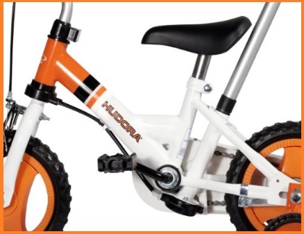 Bicicletta con rotelle e palo per bambini piccoli | Grandi Sconti | Mercatino per bambini