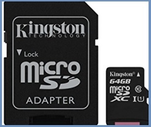 Microsd kingston da 64 gb sdcg2