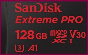 Sandisk Extreme Pro 128 Gb Microsdxc