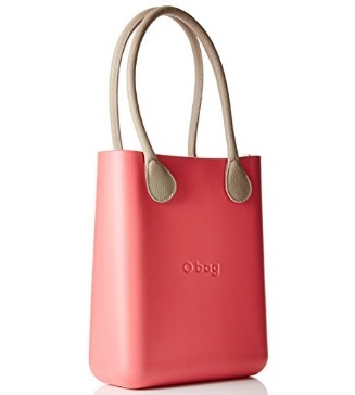 Borsa chic obag a mano dal colore rosa