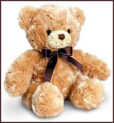 Peluche Orso Con Fiocco 35 Cm