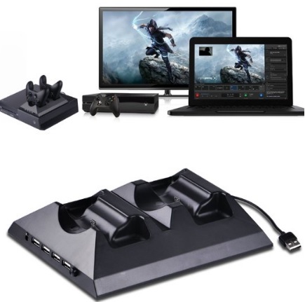 Stazione doppia per ricaricare joystick wireless xbox one | Grandi Sconti | Giochi e Console