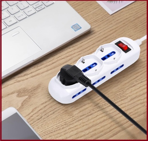 Multipresa bianca usb