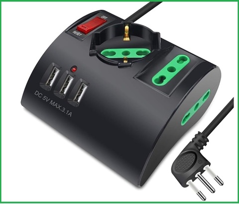Multipresa Da Scrivania Con Usb