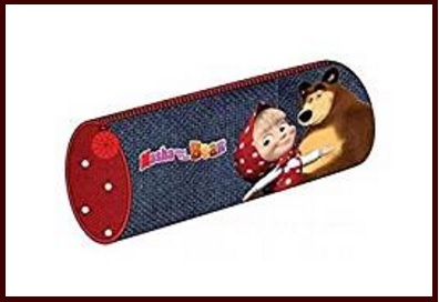 Astuccio Semplice Viola Di Masha E Orso