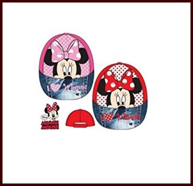 Cappellino rosso di minnie con treccine | Grandi Sconti | abbigliamento bambini e ragazzi da 0 a 16 anni