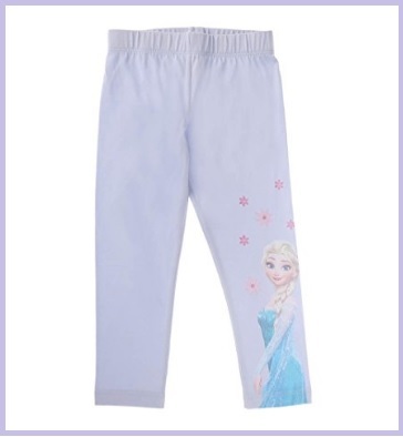 Legging chiari di frozen per bambine