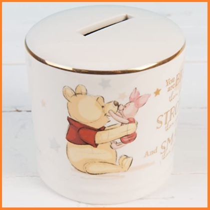 Salvadanaio in ceramica di winnie the pooh