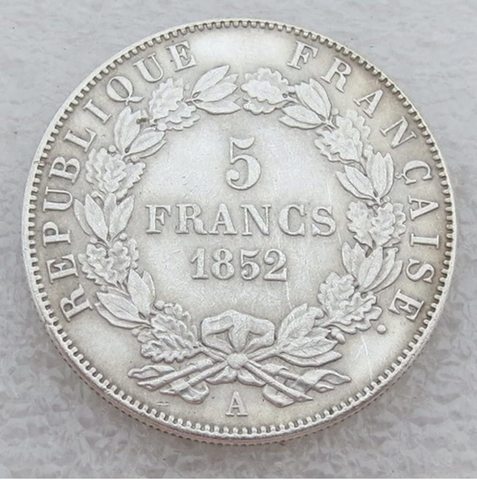 Moneta metallo 5 francs