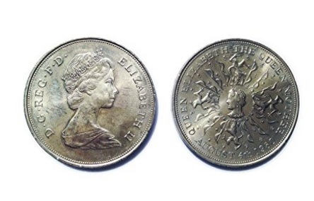 Moneta corona regina madre numismatica