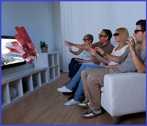 Occhiali 3d per tv