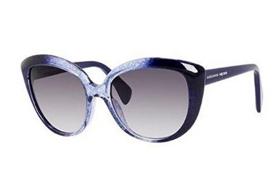 Occhiali Blu Marino Alexander Mcqueen Donna