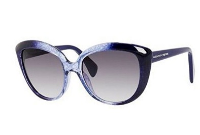 Occhiali blu marino alexander mcqueen donna