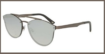 Occhiali web eyewear in metallo