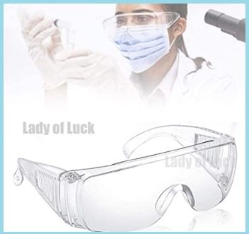 Occhiali antipolvere protettivi laboratorio