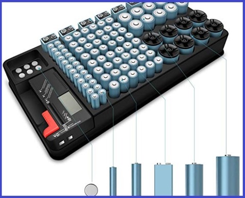 Organizzatore Per Batterie Di Vari Formati