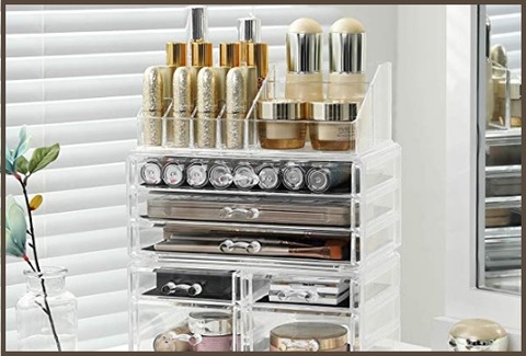 Organizzatore trucco cassetti