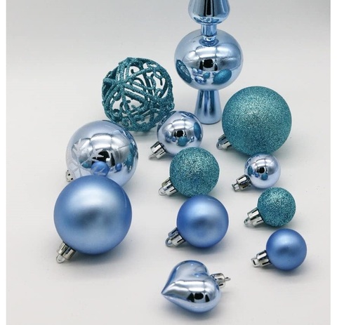Palle di natale turchese decorazioni | Grandi Sconti | Palle e palline per il Natale